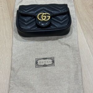 Gucci Black Leather Women's Bag